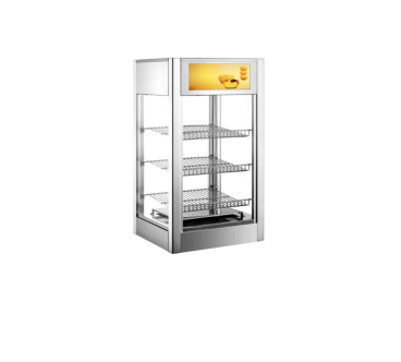 Vitrina caliente 97L 4 cristales 0,46 × 0,43 × 0,78 m 30/90 °C