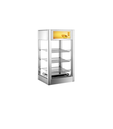 Vitrina caliente 97L 4 cristales 0,46 × 0,43 × 0,78 m 30/90 °C