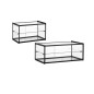 Vitrina expositora de cristal de sobremesa 41L 0,55 × 0,33 × 0,31 m Vitrina expositora de cristal de sobremesa 41L 0,55 × 0,33 × 0,31 m