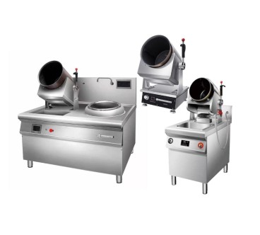 Horno Combinado Electromagnético con Freidora de Tambor Giratorio 360° 380V 5kW+15kW