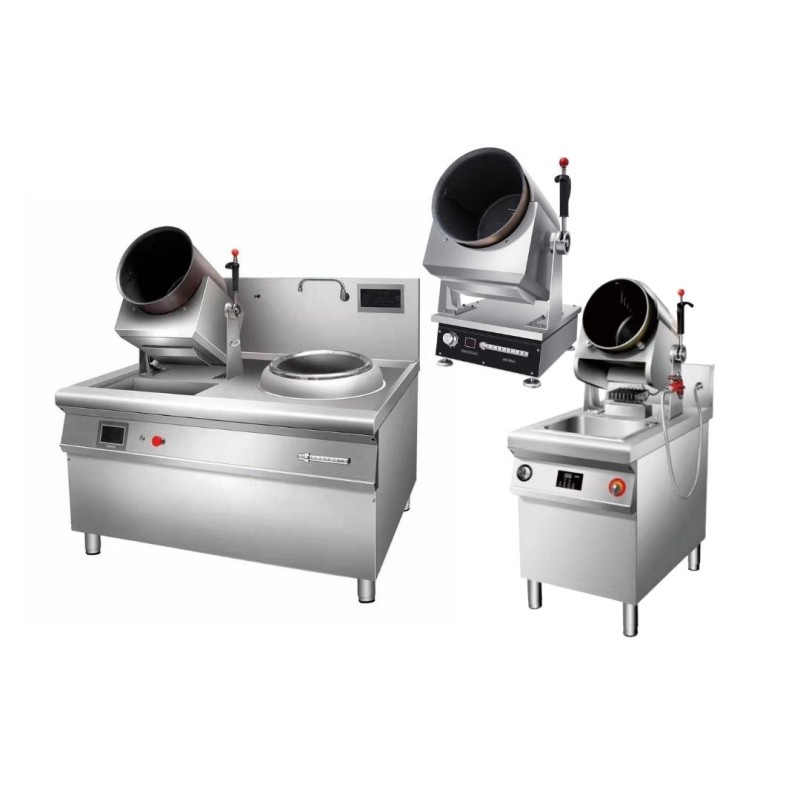 Horno Combinado Electromagnético con Freidora de Tambor Giratorio 360° 380V 5kW+15kW Horno Combinado Electromagnético con Freidora de Tambor Giratorio 360° 380V 5kW+15kW