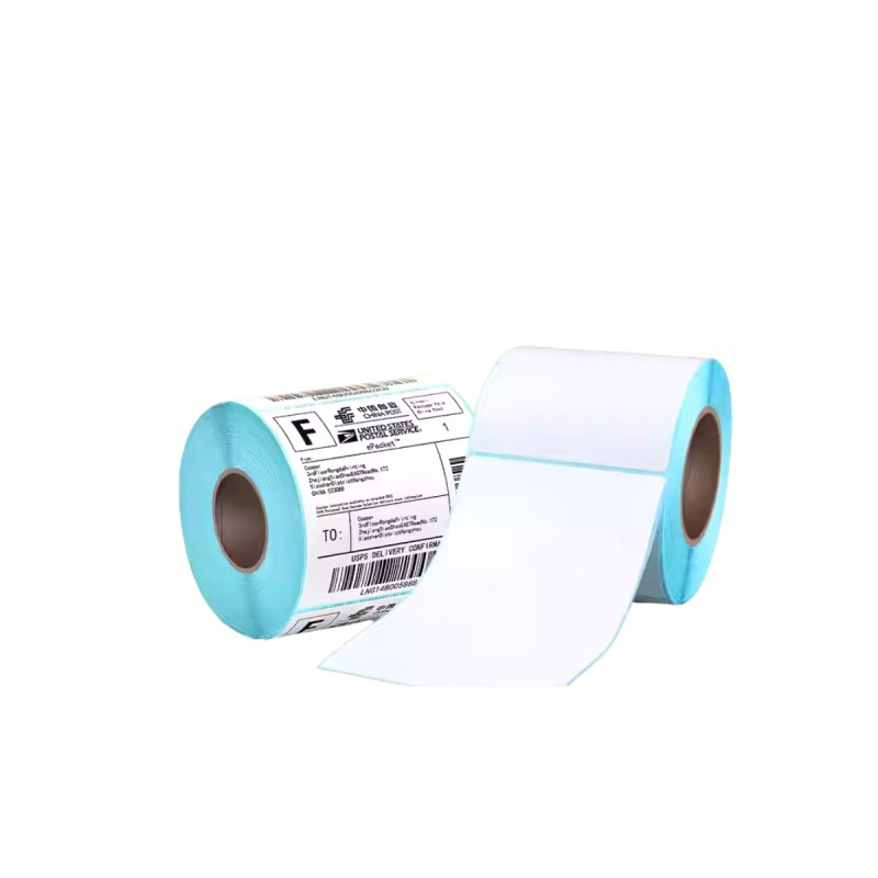 Papel térmico adhesivo 10 x 15 cm 300 etiquetas por rollo