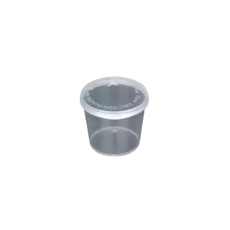 Tarrina para Salsa de PP 60 ml Transparente | Caja 1000 Uds