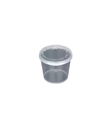 Tarrina para Salsa de PP 60 ml Transparente (Caja 1000 uds)
