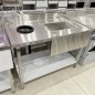 Mesa Acero Inoxidable Recolección Residuos 1200*700*850+100MM Mesa Acero Inoxidable Recolección Residuos 1200*700*850+100MM