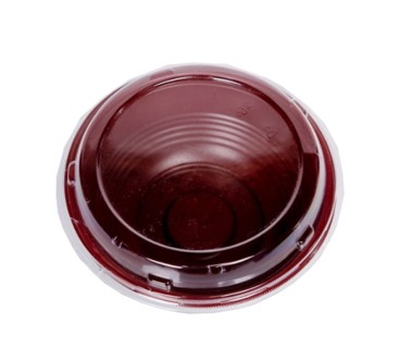 Cuenco Transparente De Plástico Con Tapa Para Sopa/Ensalada 550ML / 700ML
