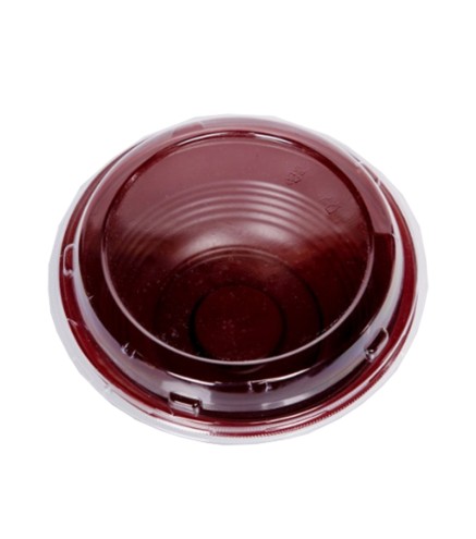 Cuenco Transparente De Plástico Con Tapa Para Sopa/Ensalada 550ML / 700ML