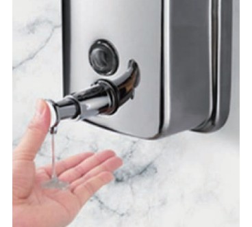 Dispensador De Jabón Manual INOX 1000ML