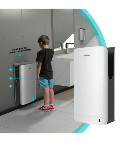 Secador De Manos 220V/750W Temperatura 20°C-40°C
