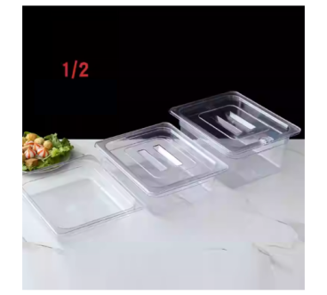 Cubetas Gastronorm Y Tapa 1/2 - Transparente 65MM/100MM/150MM/200MM