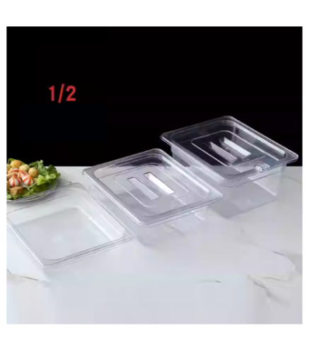 Cubetas Gastronorm Y Tapa 1/2 - Transparente 65MM/100MM/150MM/200MM