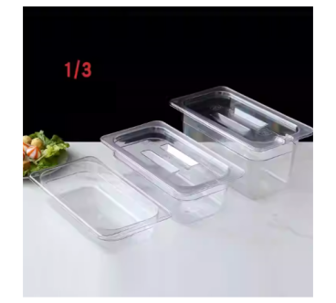 Cubetas Gastronorm Y Tapa 1/3 - Transparente 65MM/100MM/150MM/200MM