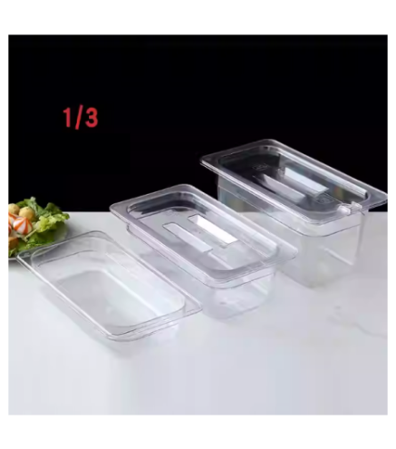 Cubetas Gastronorm Y Tapa 1/3 - Transparente 65MM/100MM/150MM/200MM