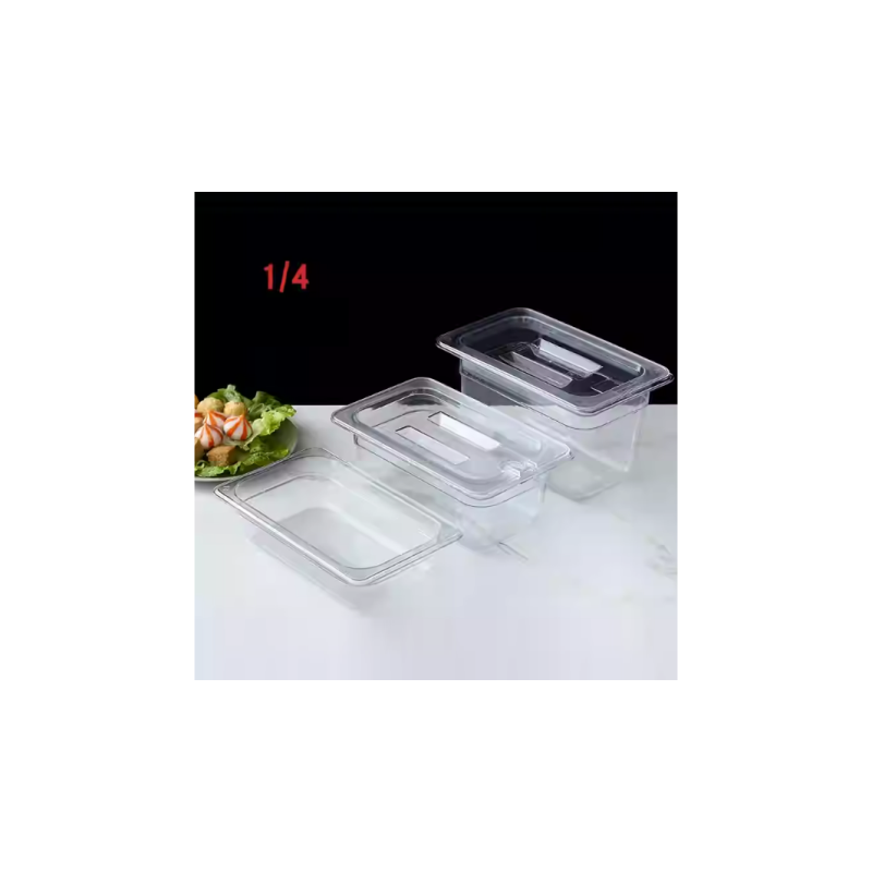 Cubetas Gastronorm Y Tapa 1/4 - Transparente 65MM/100MM/150MM Cubetas Gastronorm Y Tapa 1/4 - Transparente 65MM/100MM/150MM