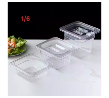 Cubetas Gastronorm Y Tapa 1/6 - Transparente 65MM/100MM/150MM