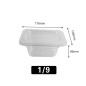 Cubetas Gastronorm Y Tapa 1/9 - Transparente 65MM/100MM/150MM Cubetas Gastronorm Y Tapa 1/9 - Transparente 65MM/100MM/150MM