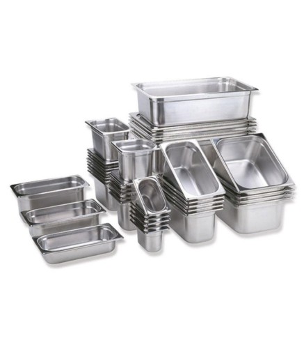 Cubetas Gastronorm Y Tapa GN 1/3 - Lisa Acero 201 - 20MM/40MM/65MM/100MM/150MM/200MM
