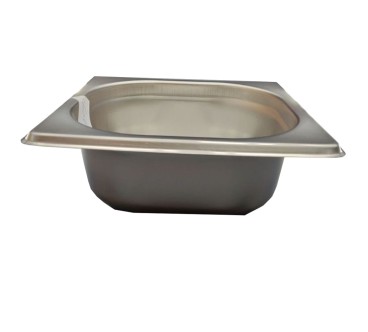 Cubetas Gastronorm GN 1/6 Acero Inox 201 | Lisas con Tapa | 6.5-20cm