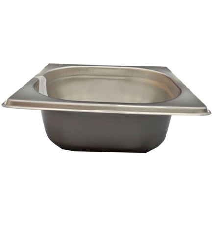 Cubetas Gastronorm GN 1/6 Acero Inox 201 | Lisas con Tapa | 6.5-20cm