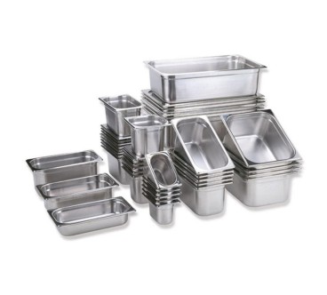 Cubetas Gastronorm Y Tapa GN 1/6 - Lisa Acero 201 - 65MM/100MM/150MM/200MM