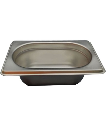 Cubetas Gastronorm GN 1/9 - Acero Inox - Lisas con Tapa - de 6.5-15cm