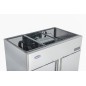 Armario Frigorífico De Acero GN2/1 Inox Capacidad 1240L Armario Frigorífico De Acero GN2/1 Inox Capacidad 1240L