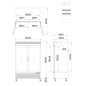 Armario Frigorífico Congelador Cristal Capacidad 1300L Armario Frigorífico Congelador Cristal Capacidad 1300L