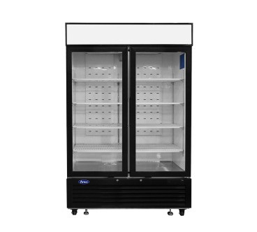 Armario Refrigerador Ventilado Capacidad 1300L con 2 Puertas De Cristal- 0°/ +8°C