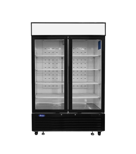 Armario Refrigerador Ventilado Capacidad 1300L con 2 Puertas De Cristal- 0°/ +8°C