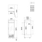 Armario Refrigerador Para Bebidas Ventilado Capacidad 610L De 1 Puerta De Cristal 0°/ +8°C Armario Refrigerador Para Bebidas Ventilado Capacidad 610L De 1 Puerta De Cristal 0°/ +8°C