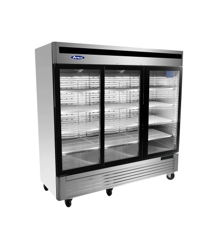 Armario Frigorífico Expositor 2050L 3 Puertas Cristal