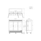 Armario Frigorífico Ventilado Capacidad 2050L Con 3 Puertas De Cristal 0°/ +8°C Armario Frigorífico Ventilado Capacidad 2050L Con 3 Puertas De Cristal 0°/ +8°C