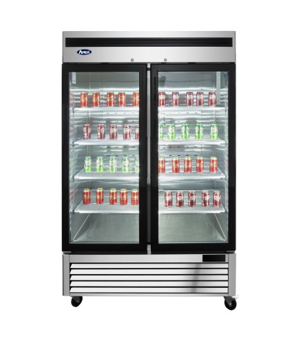 Armario Frigorífico Cristal Ventilado Capacidad 1300L Con 2 Puertas De Cristal 0°/ +8°C