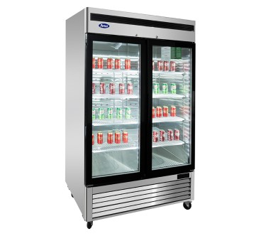 Armario Frigorífico Cristal Ventilado Capacidad 1300L Con 2 Puertas De Cristal 0°/ +8°C