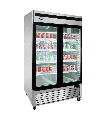 Armario Frigorífico Cristal Ventilado Capacidad 1300L Con 2 Puertas De Cristal 0°/ +8°C