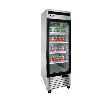 Armario Frigorífico de Cristal - Ventilado  Capacidad 610L 0°/ +8°C