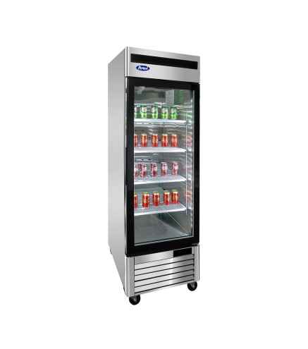 Armario Frigorífico de Cristal - Ventilado  Capacidad 610L 0°/ +8°C