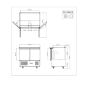 Mesa Fría De Ingredientes Con 2 Puertas 300L 310W -2 ℃ ~ 8 ℃ Mesa Fría De Ingredientes Con 2 Puertas 300L 310W -2 ℃ ~ 8 ℃