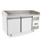 Mesa Refrigerada Para Preparación De Pizza - Ventilada - con 2 Puertas Capacidad 280L -2°/+8°C 1510X800X850+100MM Mesa Refrigerada Para Preparación De Pizza - Ventilada - con 2 Puertas Capacidad 280L -2°/+8°C 1510X800X850+100MM