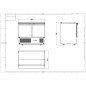 Mesa Refrigeración Y Ensaladera Abatible (3XGN1/1) - 2 Puertas - Capacidad 300L 2°/+8°C 1045X700X918MM Mesa Refrigeración Y Ensaladera Abatible (3XGN1/1) - 2 Puertas - Capacidad 300L 2°/+8°C 1045X700X918MM