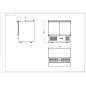 Mesa Refrigeración Y Ensaladera 2xGN1/1+3xGN1/6 - 2 Puertas Capacidad 300L 2°/+8°C 900X700X850MM Mesa Refrigeración Y Ensaladera 2xGN1/1+3xGN1/6 - 2 Puertas Capacidad 300L 2°/+8°C 900X700X850MM