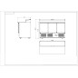 Mesa Refrigeración Y Ensaladera 8xGN1/6 - 3 Puertas Capacidad 380L 2°/+8°C 1365X700X1070MM Mesa Refrigeración Y Ensaladera 8xGN1/6 - 3 Puertas Capacidad 380L 2°/+8°C 1365X700X1070MM