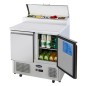 Mesa Refrigeración Y Ensaladera Abatible 5xGN1/6 - 2 Puertas de Mármol Capacidad 300L 2°/+8°C 900X700X1060MM Mesa Refrigeración Y Ensaladera Abatible 5xGN1/6 - 2 Puertas de Mármol Capacidad 300L 2°/+8°C 900X700X1060MM
