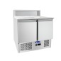 Mesa Refrigeración Y Ensaladera 5xGN1/6 - 2 Puertas de Mármol Capacidad 300L 2°/+8°C 900X700X1112MM Mesa Refrigeración Y Ensaladera 5xGN1/6 - 2 Puertas de Mármol Capacidad 300L 2°/+8°C 900X700X1112MM