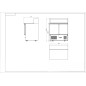 Saladette Mármol 90cm 2 Puertas 300L 90x70x111.2cm Saladette Mármol 90cm 2 Puertas 300L 90x70x111.2cm