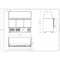 Mesa Refrigeración Y Ensaladera Repisa de Cristal Redondo Con 3 Puertas Capacidad 380L 2°/+8°C 1365X700X1330MM Mesa Refrigeración Y Ensaladera Repisa de Cristal Redondo Con 3 Puertas Capacidad 380L 2°/+8°C 1365X700X1330MM