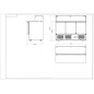 Mesa Refrigeración Y Ensaladera Repisa de Cristal Rectangular 7xGN1/3 - Con 3 Puertas Capacidad 380L 2°/+8°C 1365X700X918MM Mesa Refrigeración Y Ensaladera Repisa de Cristal Rectangular 7xGN1/3 - Con 3 Puertas Capacidad 380L 2°/+8°C 1365X700X918MM