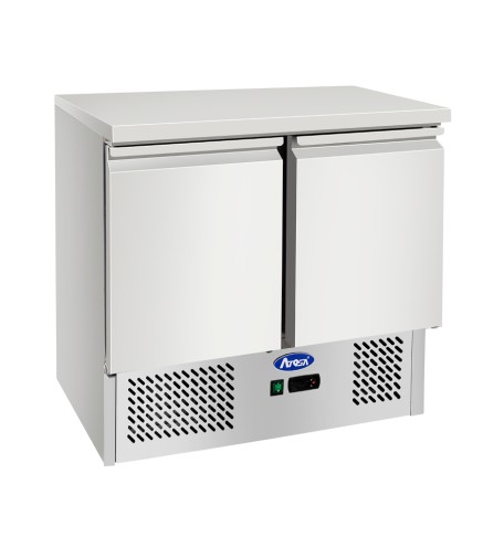 Mesa Refrigeración Y Ensaladera Con 2 Puertas Capacidad 300L 2°/+8°C 900X700X898MM