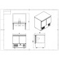 Mesa Refrigeración Y Ensaladera Con 2 Puertas Capacidad 300L 2°/+8°C 900X700X898MM Mesa Refrigeración Y Ensaladera Con 2 Puertas Capacidad 300L 2°/+8°C 900X700X898MM