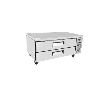 Mesa Baja Refrigerada Ventilada 2 Cajones - Capacidad  235L 2°/+8°C 1323X815X514MM